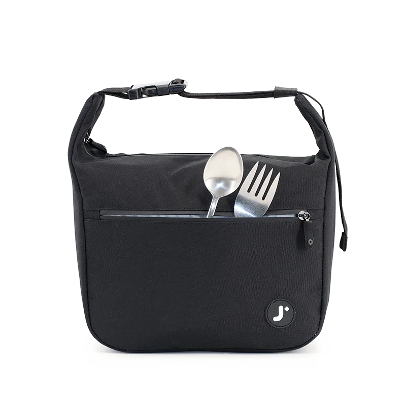 Lane Insulated Lunch Bag in Black - JWorldstore
