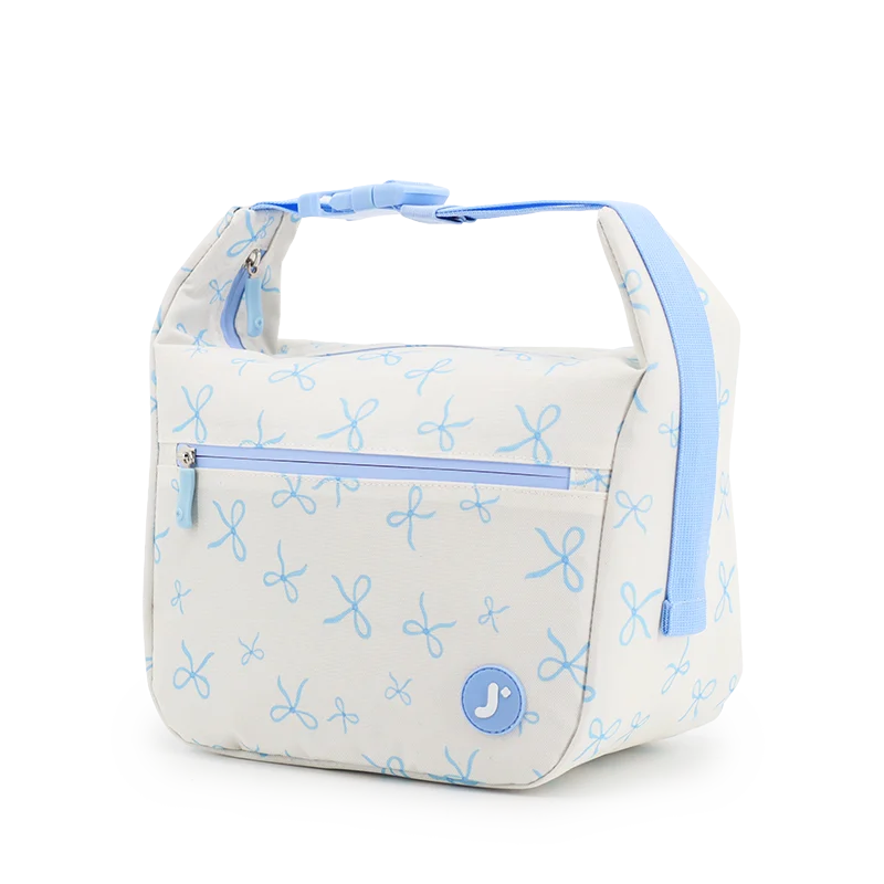 Lane Insulated Lunch Bag in Blue Bows - JWorldstore