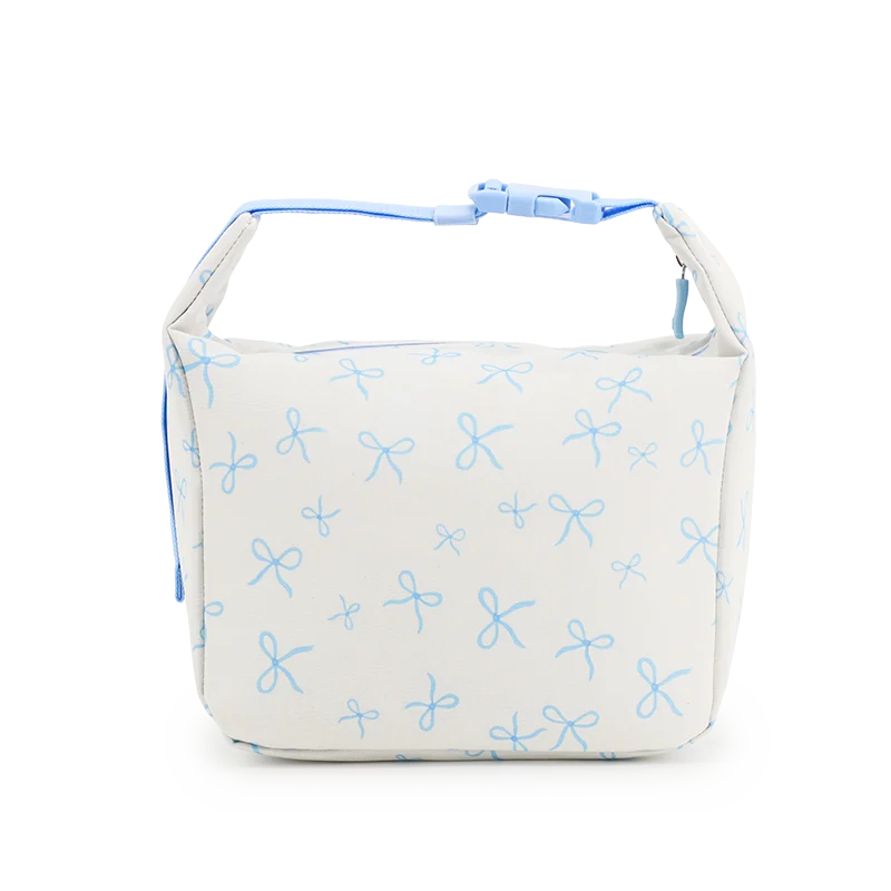 Lane Insulated Lunch Bag in Blue Bows - JWorldstore