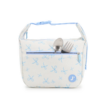 Lane Insulated Lunch Bag in Blue Bows - JWorldstore
