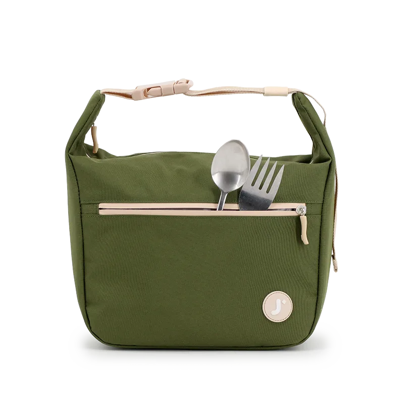 J World Lane Insulated Lunch Bag with Adjustable Clip-Strap