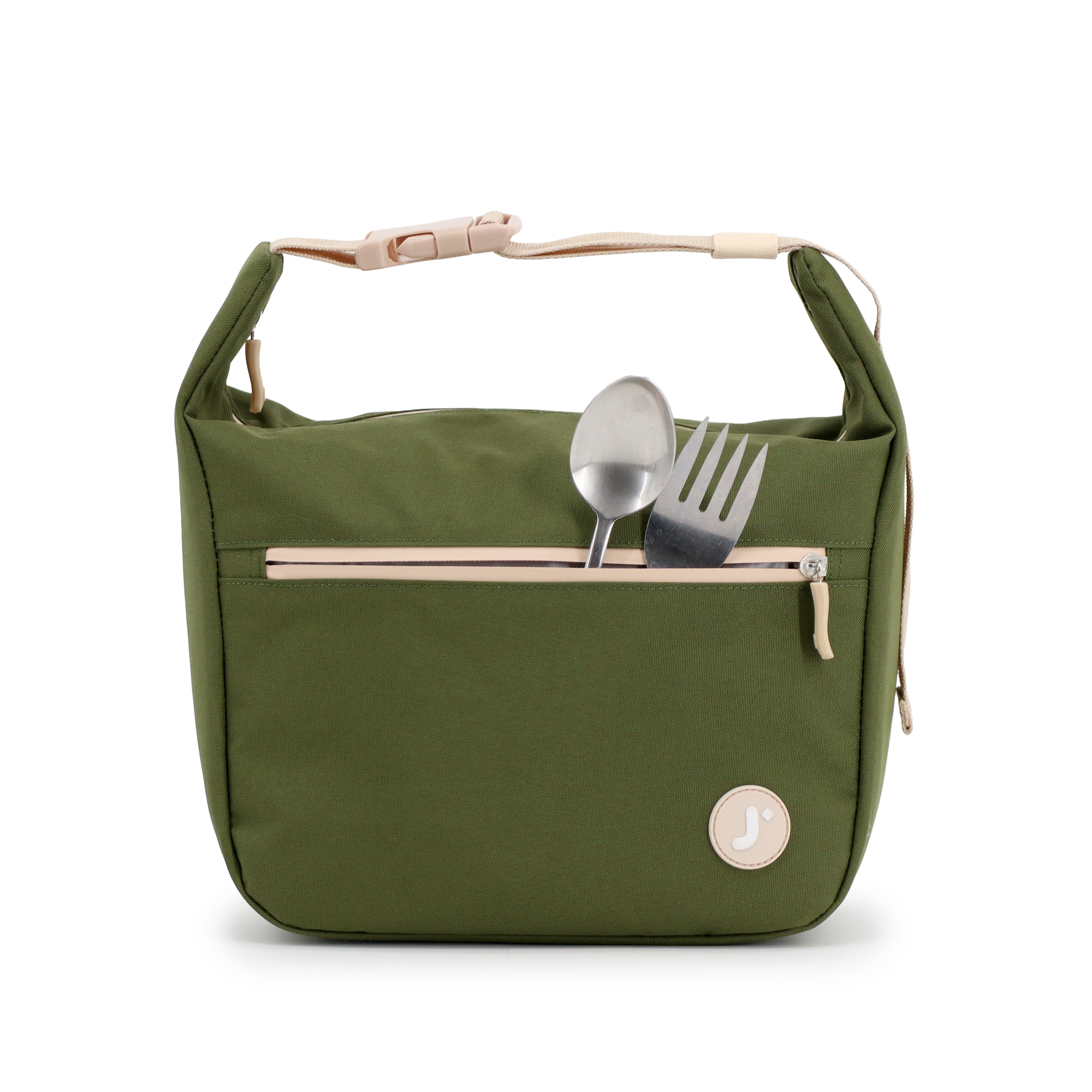 J World | Lane | Insulated Shoulder Bag with Clip Lock | Olive