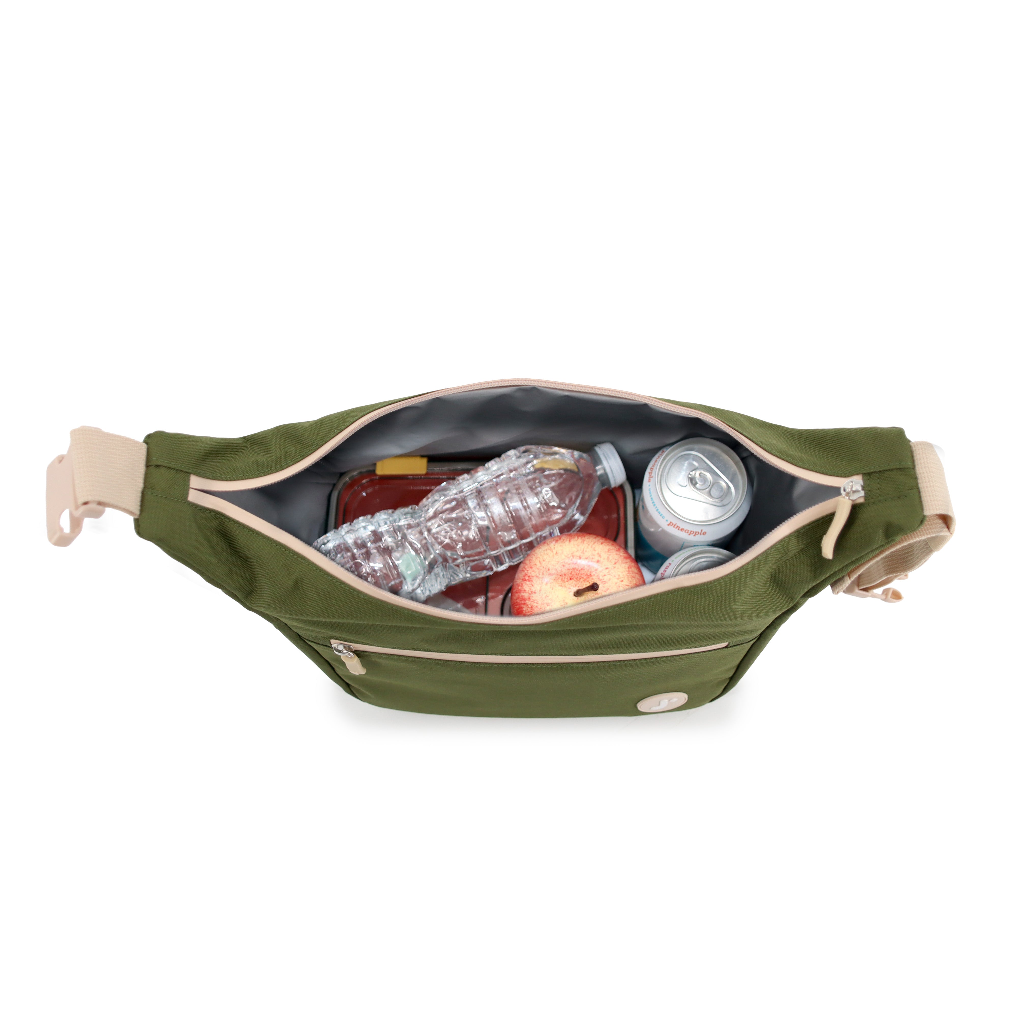J World | Lane | Insulated Shoulder Bag with Clip Lock | Olive