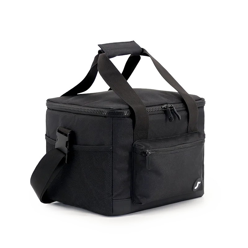 Adventure Large Insulated Cooler Bag in Black - JWorldstore