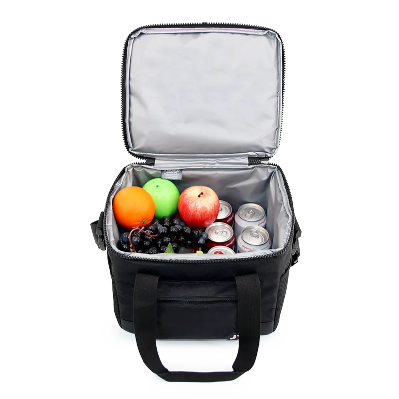 Adventure Large Insulated Cooler Bag in Black - JWorldstore