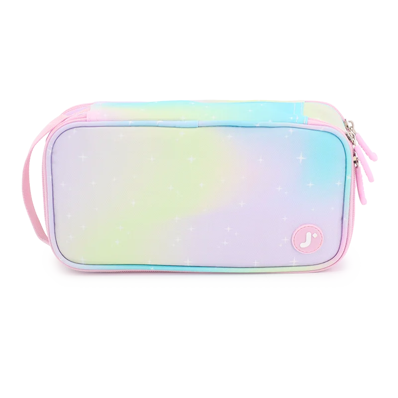 Doodle Pencil Case with Handle Strap in Aurora - JWorldstore