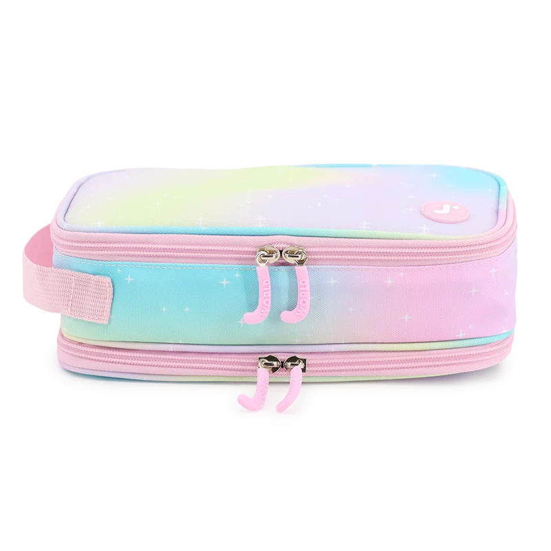 Doodle Pencil Case with Handle Strap in Aurora - JWorldstore