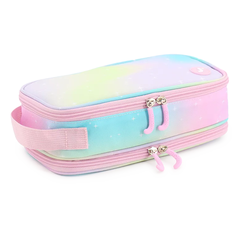 Doodle Pencil Case with Handle Strap in Aurora - JWorldstore