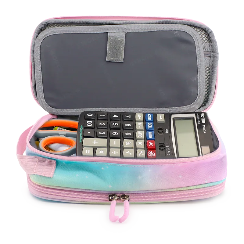 Doodle Pencil Case with Handle Strap in Aurora - JWorldstore