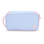 Doodle Pencil Case with Handle Strap in Baby Blue - JWorldstore