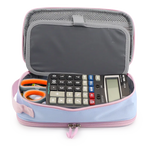 Doodle Pencil Case with Handle Strap in Baby Blue - JWorldstore