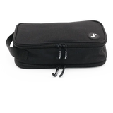 Doodle Pencil Case with Handle Strap in Black