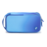 Doodle Pencil Case with Handle Strap in Blue Gradient - JWorldstore