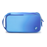Doodle Pencil Case with Handle Strap in Blue Gradient - JWorldstore