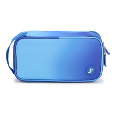 Doodle Pencil Case with Handle Strap in Blue Gradient - JWorldstore