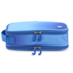 Doodle Pencil Case with Handle Strap in Blue Gradient - JWorldstore