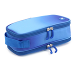 Doodle Pencil Case with Handle Strap in Blue Gradient - JWorldstore