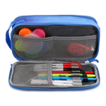 Doodle Pencil Case with Handle Strap in Blue Gradient - JWorldstore