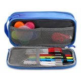 Doodle Pencil Case with Handle Strap in Blue Gradient - JWorldstore