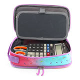 Doodle Pencil Case with Handle Strap in Confetti