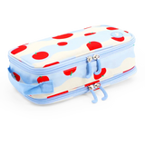 Doodle Pencil Case with Handle Strap in Floating Apple