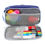 Doodle Pencil Case with Handle Strap in Navy