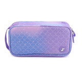 Doodle Pencil Case with Handle Strap in Purple Mermaid - JWorldstore
