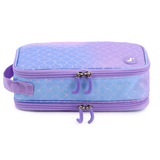 Doodle Pencil Case with Handle Strap in Purple Mermaid - JWorldstore