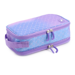 Doodle Pencil Case with Handle Strap in Purple Mermaid - JWorldstore