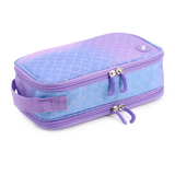 Doodle Pencil Case with Handle Strap in Purple Mermaid - JWorldstore