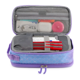 Doodle Pencil Case with Handle Strap in Purple Mermaid - JWorldstore