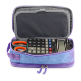 Doodle Pencil Case with Handle Strap in Purple Mermaid - JWorldstore