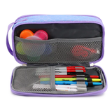 Doodle Pencil Case with Handle Strap in Purple Mermaid - JWorldstore