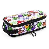 Doodle Pencil Case with Handle Strap in Street Art
