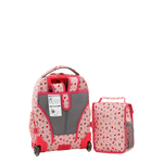 Lollipop Kids Rolling Backpack With Lunch Bag (16 Inch) in Pink Yard - Final Sale - JWorldstore