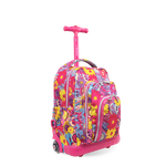 Lollipop Kids Rolling Backpack With Lunch Bag (16 Inch) - JWorldstore
