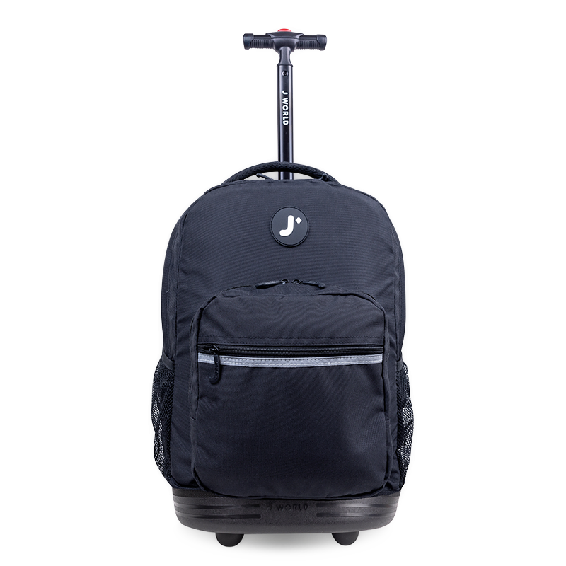 J World Sunrise Rolling Backpack, 18