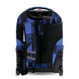 Sunrise Rolling Backpack (18 Inch) in Block Navy - JWorldstore