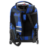 Sunrise Rolling Backpack (18 Inch) in Block Navy - JWorldstore