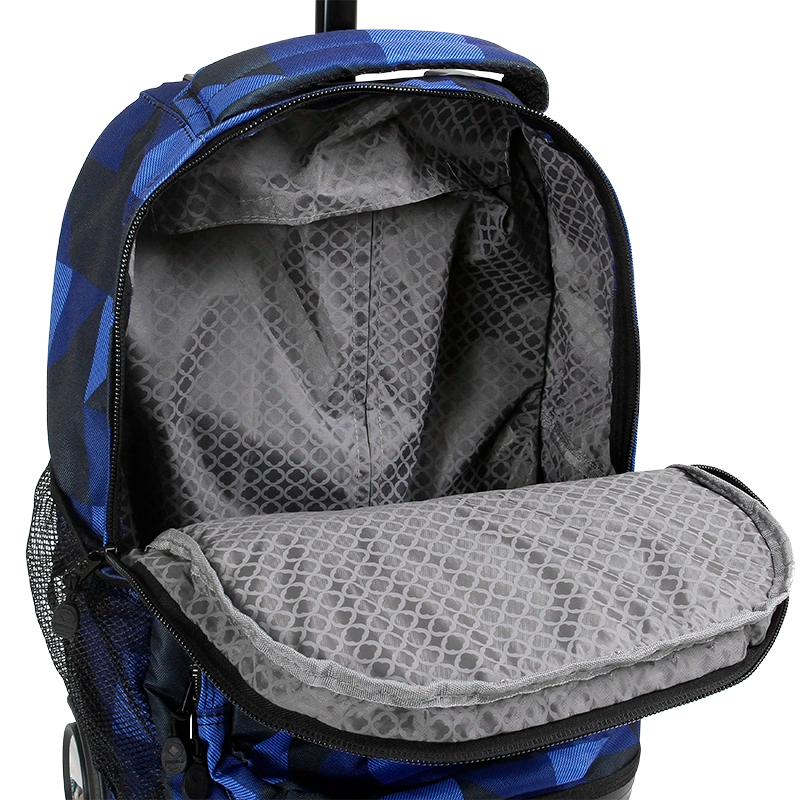 Sunrise Rolling Backpack (18 Inch) in Block Navy - JWorldstore