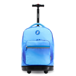 Sunrise Rolling Backpack (18 Inch) in Blue Gradient - JWorldstore