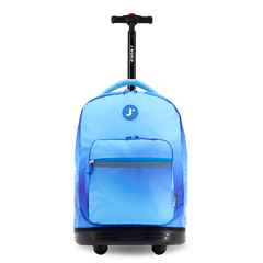 Sunrise Rolling Backpack (18 Inch) in Blue Gradient - JWorldstore