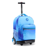 Sunrise Rolling Backpack (18 Inch) in Blue Gradient - JWorldstore