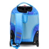 Sunrise Rolling Backpack (18 Inch) in Blue Gradient - JWorldstore
