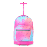 Sunrise Rolling Backpack (18 Inch) in Confetti