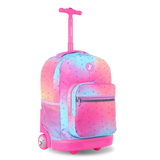 Sunrise Rolling Backpack (18 Inch) in Confetti