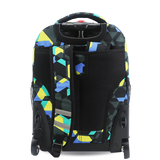 Sunrise Rolling Backpack (18 Inch) in Cubes