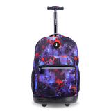 Sunrise Rolling Backpack (18 Inch) in Galaxy
