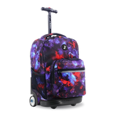 Sunrise Rolling Backpack (18 Inch) in Galaxy