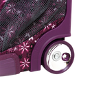 Sunrise Rolling Backpack (18 Inch) in Garden Purple - Final Sale - JWorldstore